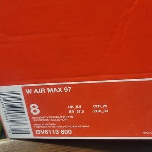 Nike Air Max 97 - University Red/Black